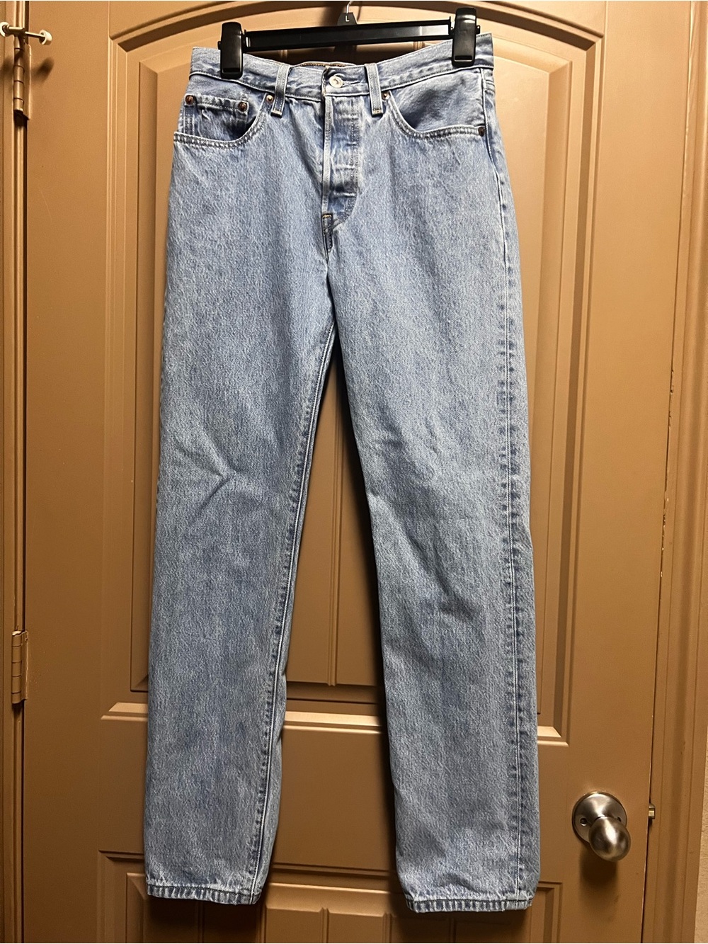 Levi’s 501 Original Fit Women’s Jeans W26 L32 Light Wash Straight Leg